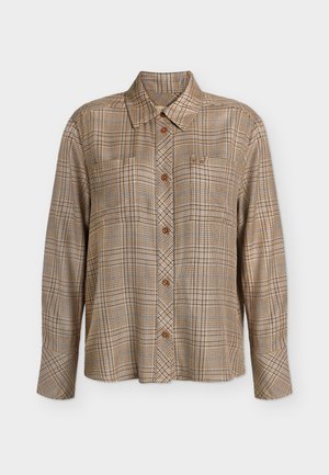 Mos Mosh, MMSANNI KALIF SHIRT - Blúzka so zapínaním na gombíky - blissful blue