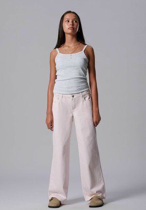 LMTD, JEANS WIDE LEG - Široké džíny - pink marshmallow