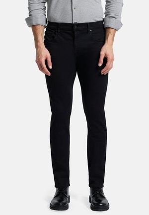 SKINNY FIT  - Stoffhose - black