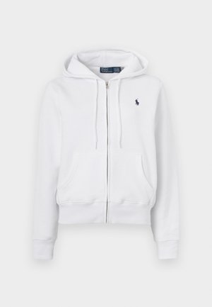 FULL ZIP HOODIE - Bluză de molton cu fermoar - white