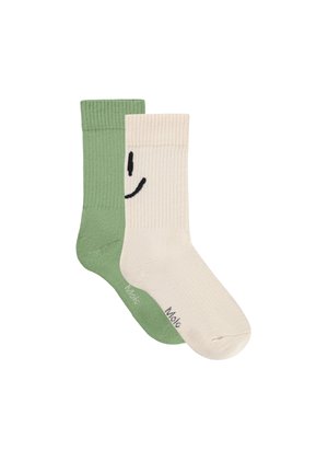 NORMAN SOCKS UNISEX 2 PACK - Zoknik - sand green