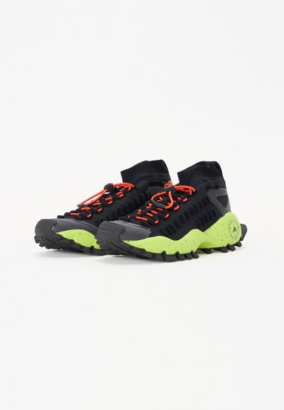 adidas by Stella McCartney SEEULATER - Pārgājienu apavi - core black/solar green/active orange