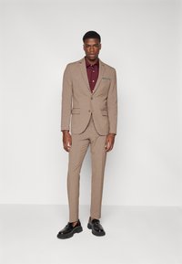 Pier One MELANGE BASIC SUIT - Anzug - mottled light brown