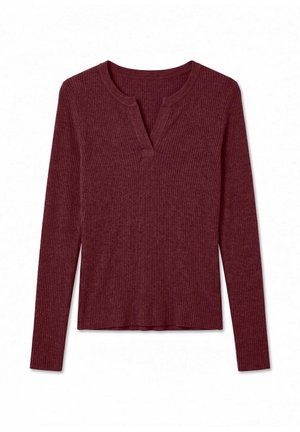 Vero Moda, KNITTED TOP AWHEDDA KNIT TOP - Pullover - windsor wine