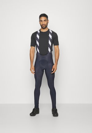 THERMO BIB - Leggings - orbit blue/fireball