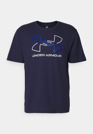 Under Armour FOUNDATION - Print T-shirt - midnight navy/royal/steel