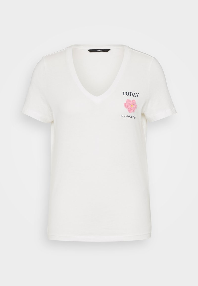 Vero Moda Tall T-shirt print wit
