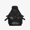 VAULT BELTED MESH CROP TOP - Μπλούζα - black