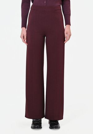Rinascimento, PANTALONE TINTA UNITA - Pantaloni - bordeaux