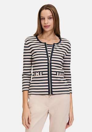 Betty Barclay MIT STRUKTUR - Cardigan - nature dark blue