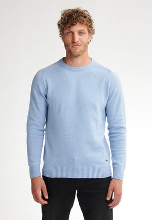 CREW NECK MINOCQUA - Strickpullover - pale blue