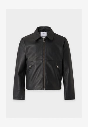 Won Hundred, DUTTON JACKET - Veste en cuir - black