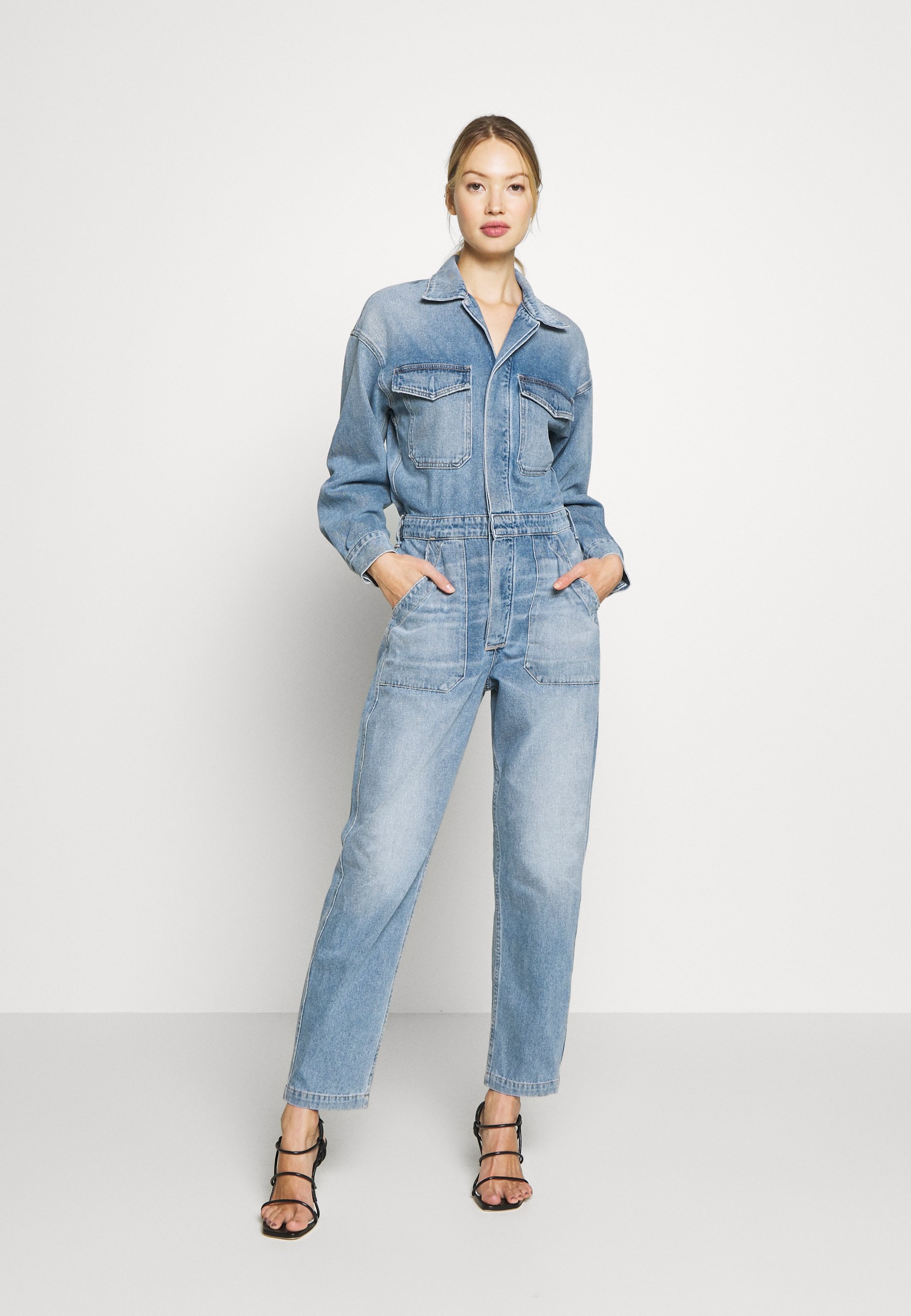 Citizens Of Humanity Marta Jumpsuit Dark Blue Denim Dark Blue Denim Zalando Co Uk