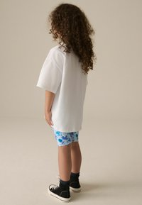 Next SET - Shorts - purple aqua sequin heart