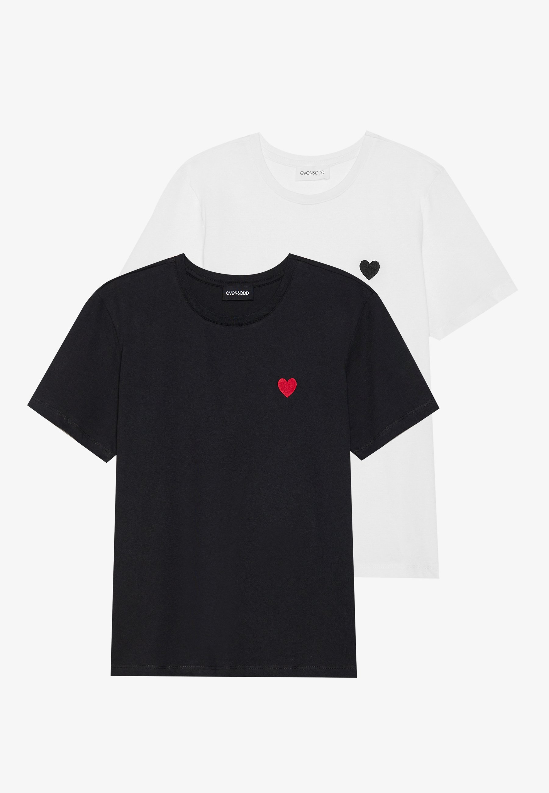 売れ筋商品|||イーブン アンド オド Tシャツ レディース トップス 5 PACK - Basic T-shirt - egret/simply taupe/light grey/balsam green/black イーブン アンド オド レディース Tシャツ トップス 5 PACK