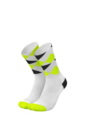 RUNNING PEAKS - Sports socks - white canary