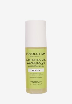 REVOLUTION SKINCARE NOURISHING CBD CLEANSING OIL - Nettoyant visage - -