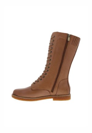 Bottes à lacets - beige