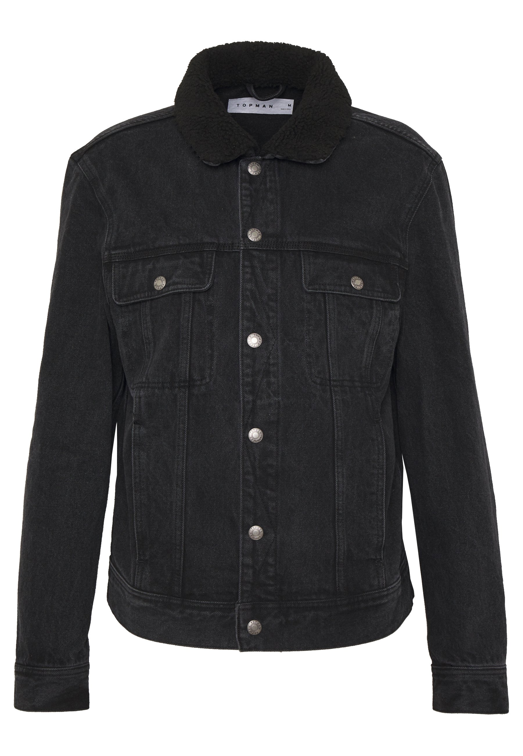 POPPER TRUCKER Spijkerjas black POPPER TRUCKER Spijkerjas black