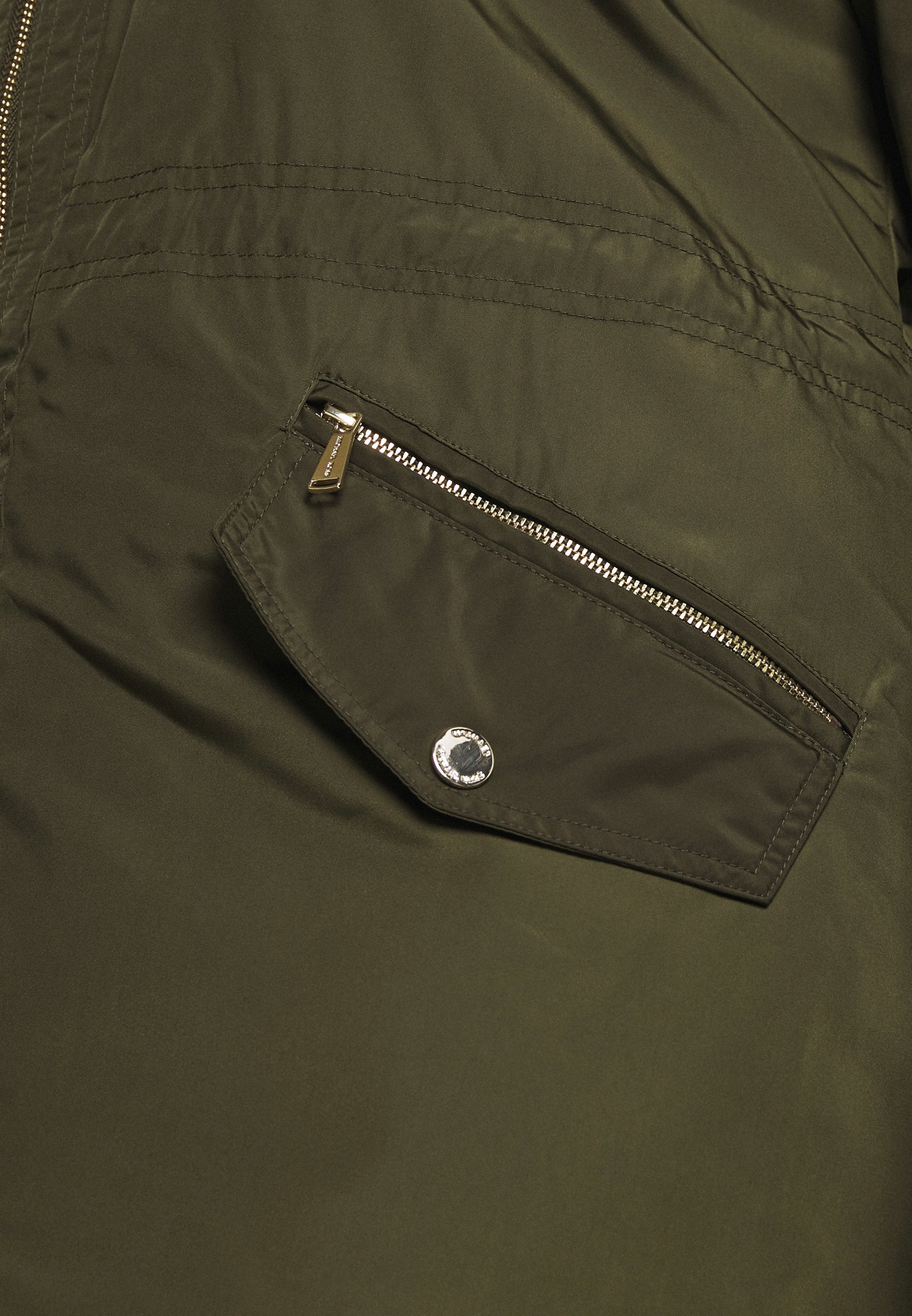 michael kors olive coat