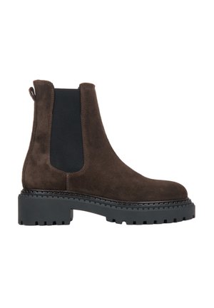 CIEMNO SZTY - Bottines à plateau - dark brown