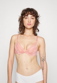 Chantelle MIDNIGHT FLOWERS BRA - Sutiã triangular - peach delight