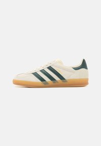 GAZELLE INDOOR UNISEX - Trainers - cream white/collegiate green