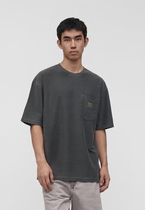 Carhartt WIP, LOOSE POCKET - Βασικό μπλουζάκι - black