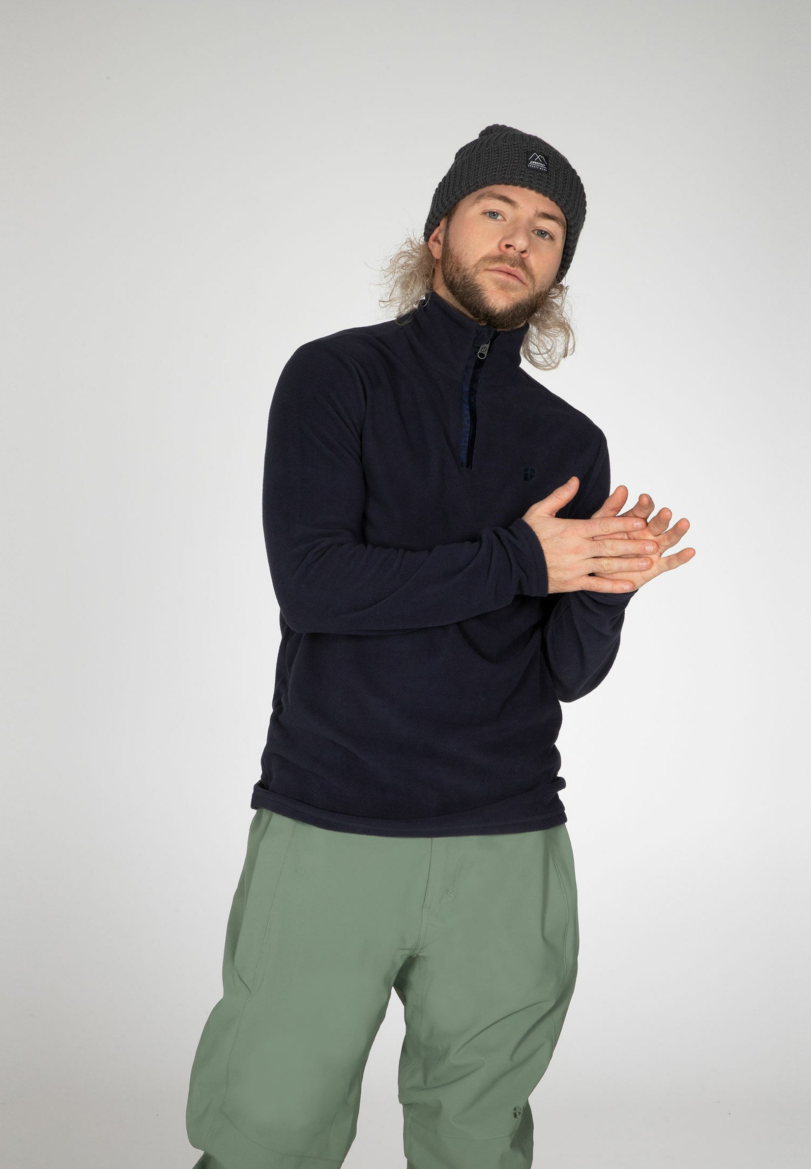 Protest PERFECTO - Fleece trui - space blue/donkerblauw - Zalando.nl