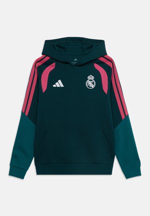 adidas Performance, REAL MADRID TIRO TRAINING HOODIE UNISEX - Hoodie - aurora ivy/wild pink