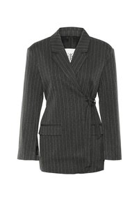 TONJA - Blejzr - gray pinstripe