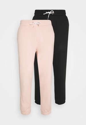 UNISEX JOGGERS - Teplákové kalhoty - black_pink