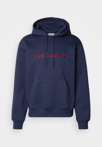 HOODED - Sweat à capuche - blue/malbec