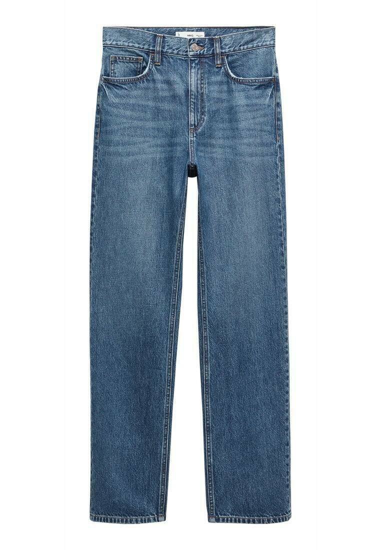 Mango Straight leg jeans donkerblauw Mango Straight leg jeans donkerblauw
