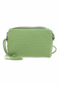 Abro PIUMA KNOTTED BIG - Cross body bag - lime