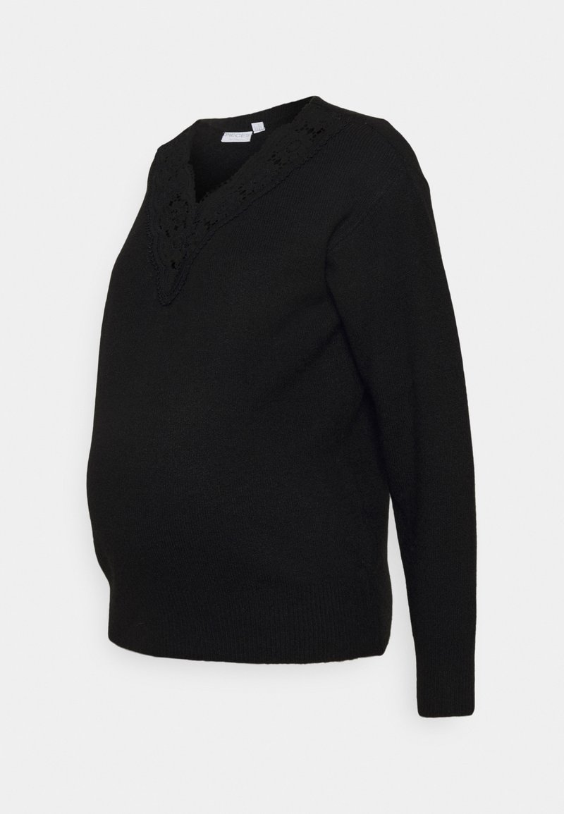 Pieces Maternity Trui zwart Pieces Maternity Trui zwart
