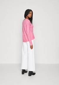 JDY JDYELANORA V NECK - Trui - pink cosmos melange