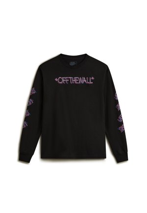 Vans SCRIBBLED PAST - Maglietta a manica lunga - black