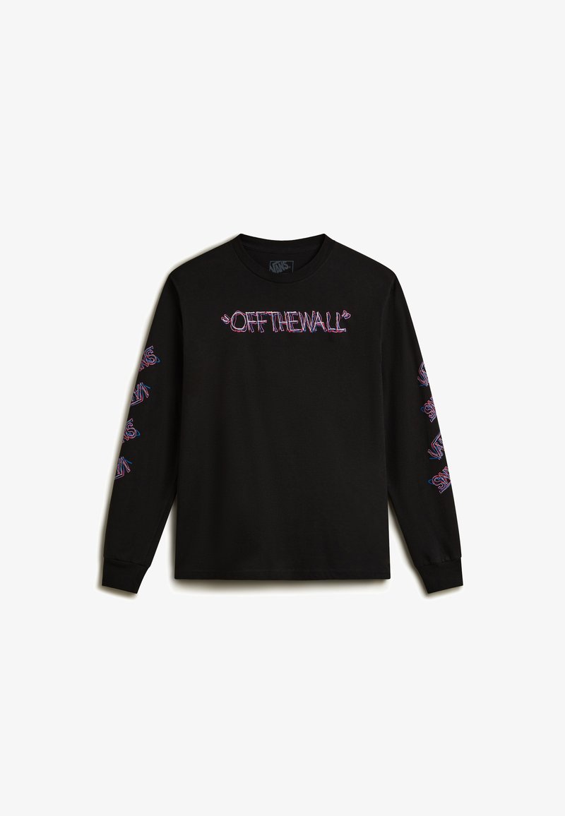 Vans SCRIBBLED PAST - Pitkähihainen paita - black
