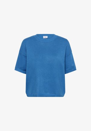 Saint Tropez, MILASZ BOXY SHORT SLEEVE - T-shirts basic - campanula melange