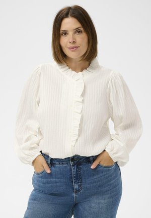 UMA FRILL  - Chemisier - chalk