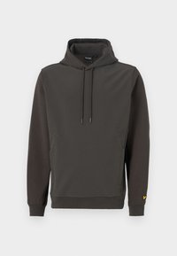 HYBRID HOODIE - Bluză de molton - gunmetal