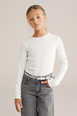 WE Fashion Long sleeved top - white