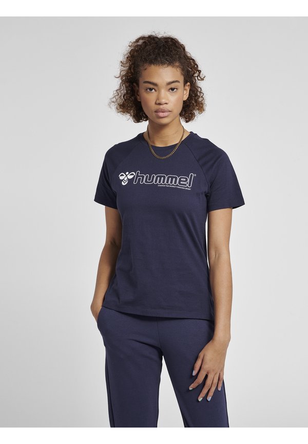 HMLNONI 2 0 - T-Shirt print - peacoat