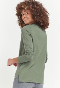 Next HIGH NECK - Pitkähihainen paita - khaki
