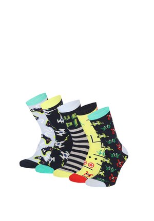 Yuhu, JUNGEN GAMING 5ER PACK - Socks - schwarz