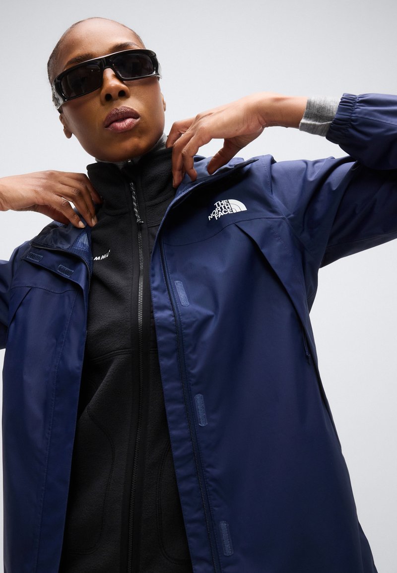 Antora The North Face Jacket Blue And Black The North Face Girls' Antora Rain Jacket Junior Black