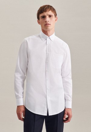 REGULAR FIT - Camicia elegante - weiss