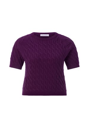 Rich & Royal, RICH & ROYAL PULLOVER - Tričko s potlačou - mulberry