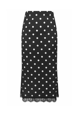 Yours Clothing, PLUS SIZE MAXI SKIRTS - A-snit nederdel - black